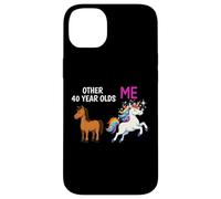 40th Birthday Party Unicorn Celebration Funny Cute Case for iPhone 14 Plus