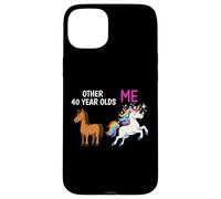 40th Birthday Party Unicorn Celebration Funny Cute Case for iPhone 15 Plus
