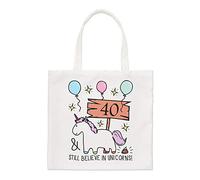 40th Birthday Still Believe In Unicorns Regular Tote Bag
