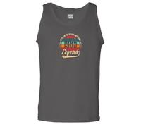 40th Birthday Vest 40 Years of Being Awesome Legend Born in 1985 Funny Vintage Gift Tank Top (UK, Alpha, XL, Regular, Regular, Charcoal)