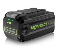 40V 4.0Ah Rechargeable Lithium-Ion Battery Replacement Compatible with Greenworks,4.0Ah Lithium Ion Battery Compatible with Greenworks 40V G-MAX Power Tools 29252 20202 22262
