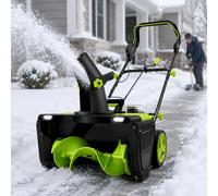 40V Brushless Snow Blower with Two 20V 4.0Ah Batteries 4Batteries