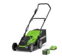 Greenworks G40LM35 Push lawn mower Battery Black, Green