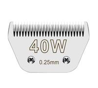 40W Blade Detachable Pet Clipper Replacement Blades Compatible with A*dis Pet Clipper/Oster A5/W*AHL KM Series Dog Clipper, Detachable High-Carbon Steel Blade,1/100-Inch Cut Length (0.25mm)
