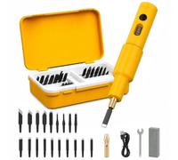 40W Cordless Wood Carving Kit, Electric Engraving Tool with 20 Chisel Bits