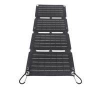 40W Foldable Solar Panel, High Efficiency Monocrystalline with QC Dual USB Ports, Portable Solar Charger for Phones, Tablets, Power Banks, Outdoor Camping, Hiking & Travel