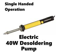 40W Heated Desoldering Pump DeSolder Sucker Vacuum Repair Tool Plunger 230V