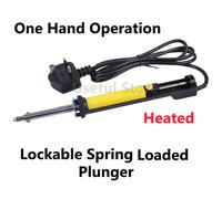 40W Heated Desoldering Pump Solder Sucker Vacuum Repair Tool Plunger 230V