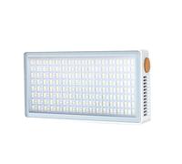 40W Highly Power Portable Rgbs Video Light Builts In Rechargeable Battery Adjustable Color Temperature Silents Cooling Fan For Photography Streaming Portable Vloggings Light With Fxs Effects