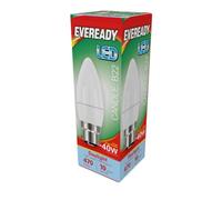 Eveready S13611 B22 BC Candle LED Bulb Opal 4.9W 470lm Daylight 6500K