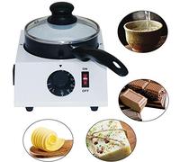 40W Mini Electric Chocolate Melting Machine Tempering Cylinder Melter Pan 220V with 1 Ceramic Non-Stick Pot