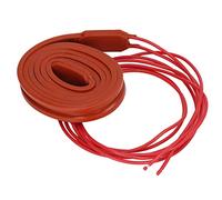 40W Silicone Heating Belt, Waterproof Soft Insulation Flexible Heater, 15x1000mm Silicone Heating Wrap for Oil Pipe Air Conditioning Compressors Engines (DC12V)