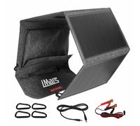 40W Solar Panel Mini Foldable Waterproof Battery Charger with DC & PD & USB Output for Car Camping Mobile Phone