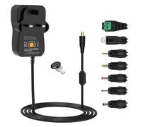 40W Universal Power Supply,Etopgo AC to DC Power Supply Multi Voltage 3V 4.5V 5V 6V 7.5V 9V 12V 2A With 7 Tips For Electronic Devices LED Strip Lights CCTV Camera TV-Box Speakers Router Tablet