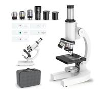40X-2000X Compound Microscope for Kids and Adults: Biological Microscope with Slides and Storage Case - School Lab Educational Science Kit for Students Beginner - STEM Birthday Gifts for Child