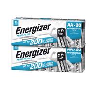 40x Energizer AA Max Plus Alkaline Batteries 1.5V LR6 Battery Longest Expiry UK