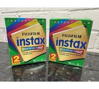 40x Fujifilm Instax Wide Picture Format Instant Colour Photos 2x10 X2 New