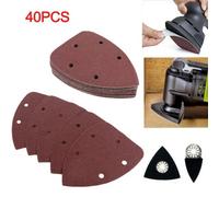 40X Mixed Mouse Sanding Sheets For Black And Decker Palm Sander Pads Sandpaper