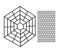 40x Pond Protections Black Polypropylene Fish Protector Guard vidaXL