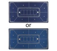 40x20 Inch Hold Mat Portable Table Top With Art Deco Layout Print Hemming Edges & Smooth Surfaces Professional Mat Rubber Table Top Foldable Hold Layout