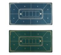 40x20 Inch Hold Mat Portable Table Top With Art Deco Layout Print Hemming Edges & Smooth Surfaces Professional Mat Rubber Table Top Foldable Hold Layout