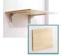 40x20cm Folding Wall Table Space-Saving Wall Desk Cact Wooden Foldable Table for Smals Portable Wall-Mounted Writing Desk (40 * 25cm)