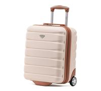 40x20x25cm Hard Case Cabin Suitcase Ryanair Free Approved Carry On Flight Knight Light Beige Cabin