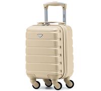 40x20x25cm Ryanair Free Underseat Cabin Carryon Suitcase 100+ Airlines Flight Knight Light Beige Cabin
