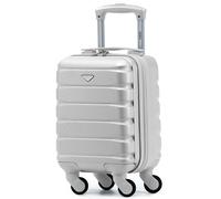 40x20x25cm Ryanair Free Underseat Cabin Carryon Suitcase 100+ Airlines Flight Knight Silver Cabin