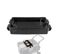 40x20x7cm Oxford Cloth Stroller Caddy,Compatible Snack Stroller Tray,Bag Organizer Accessories, Snack Tray Attachment,with Adjustable Buckle Hooks