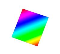 40x25mm PET Holographic Trasmission Diffraction Grating University Spectral Decomposition Wavelength 20-2000nm 500 Lines(300 lines)