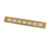 40x300mm Air Vent Cover - Aluminium Ventilation Grille - Gold Furniture Grill for Door, Wardrobe, Radiator