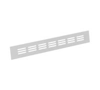40x300mm Air Vent Cover - Aluminium Ventilation Grille - White Furniture Grill for Door, Wardrobe, Radiator