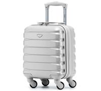 Flight Knight 40x30x20 Cabin Bag for Wizz Air, Carry On Suitcase for Over 100 Airlines, Maximum Size for Vueling, Lightweight Small Durable Cabin Bag, ABS Hard Shell, 10 KG Hand Luggage