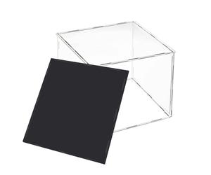 40x36.5x35cm Large Acrylic Display Case Dustproof Box Perspex Clear