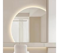 40x40 Inch Backlit LED Bathroom Mirror 32x32 Inch AntiFog Smart Mirror with 3 Colors Dimmable ShatterProof Perfect for Modern Home Decor