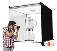 40x40 Inch Photo Studio Photo Light Box for Photography, 405 LED Large Lightbox with 3 Light Panel Stepless Dimming and Soft Light Cloth Professional Photo Background Shooting Tents
