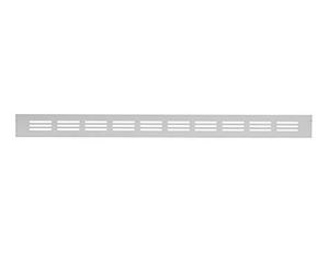 40x500mm / 2x20 inch Silver Air Vent Grille Cover - Aluminium Ventilation Louvre Grill