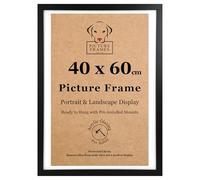 40x60 cm Black Picture Frame - Modern Wall-Mounted Frame with Acrylic Glass for Posters, Prints & Artwork