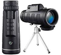, 40x60 High Power HD Monocular for Bird Watching Adults with Smartphone Holder & Tripod BAK4 Prism for Wildlife Hunting Camping Travelling -