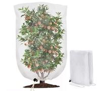 40x60 Inch Garden Bug Netting Plant Cover Fruit Cage, Insect Bird Barrier Netting Mesh with Drawstring, Fruit Tree Protect Cover Bag for Protection Plant Fruits Flower from Insect Bird Eating