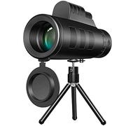 40X60 Monocular Telescope for Smartphone with Smartphone Holder & Tripod, Power Prism Compact Monoculars for Bird Watching Hunting Hiking Concert Travelling