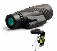40x60 Monocular Telescope Professional HD Mini Handheld with Tripod Phone Clip Wide Angle Rotary Goggles Bak4 10x