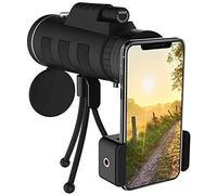 40x60 Monocular Telescope, Suitable For Outdoor Hunting Camping, Monocular HD Low Light Visible Waterproof With Smartphone Adapter And Tripod - Double the comfort