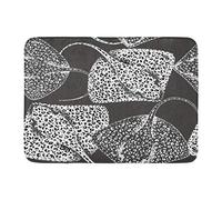 40x60cm Doormats Bath Rugs Outdoor/Indoor Door Mat Aquatic Stingray Ray Fish Animal in The Wild Sketch Marine Life Swimming Black Bathroom Decor Rug Bath Mat