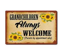 40X60Cm Floor Mat Grandchildren Always Welcome Parents Appointment Only Doormats Fade Resistant Welcome Mat Non Slip Door Mat For Outdoor Laundry Hallway