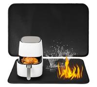 40x60cm Heat Resistant Mat Under BBQ Grill Heat Proof Mat with Fireproof Surface Heatproof Mats BBQ Accessories for Kitchen Camping BBQ Grill Pizza Oven