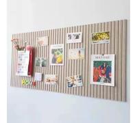 40x60cm Large Felt Pin Board Self Adhesive Bulletin Board Alternative,Wall Ties Photos Memos Display Panels Vision Boards for School Home Office (Dark Camel)