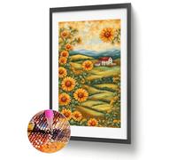40x70cm Landscape 5D DIY Diamant Parties Complete Set Round Diamonds Wall Art for Living Room