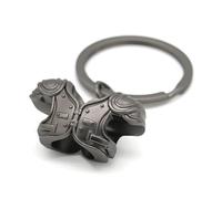 40YARDS American Football Keyring - 3D Metal Shoulder Pads with Keyring - Mini Shoulder Pad Pendant for Football Fans - Gift & Fan Item for Keychain & Backpack